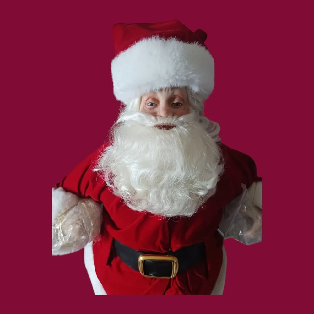 Franklin heirloom collector doll coca cola santa - Picture 10 of 15
